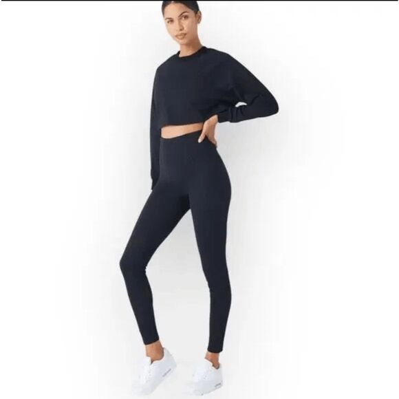 New Gigi C Isabella Snake Textured Pullover Crop Top Sweatshirt M